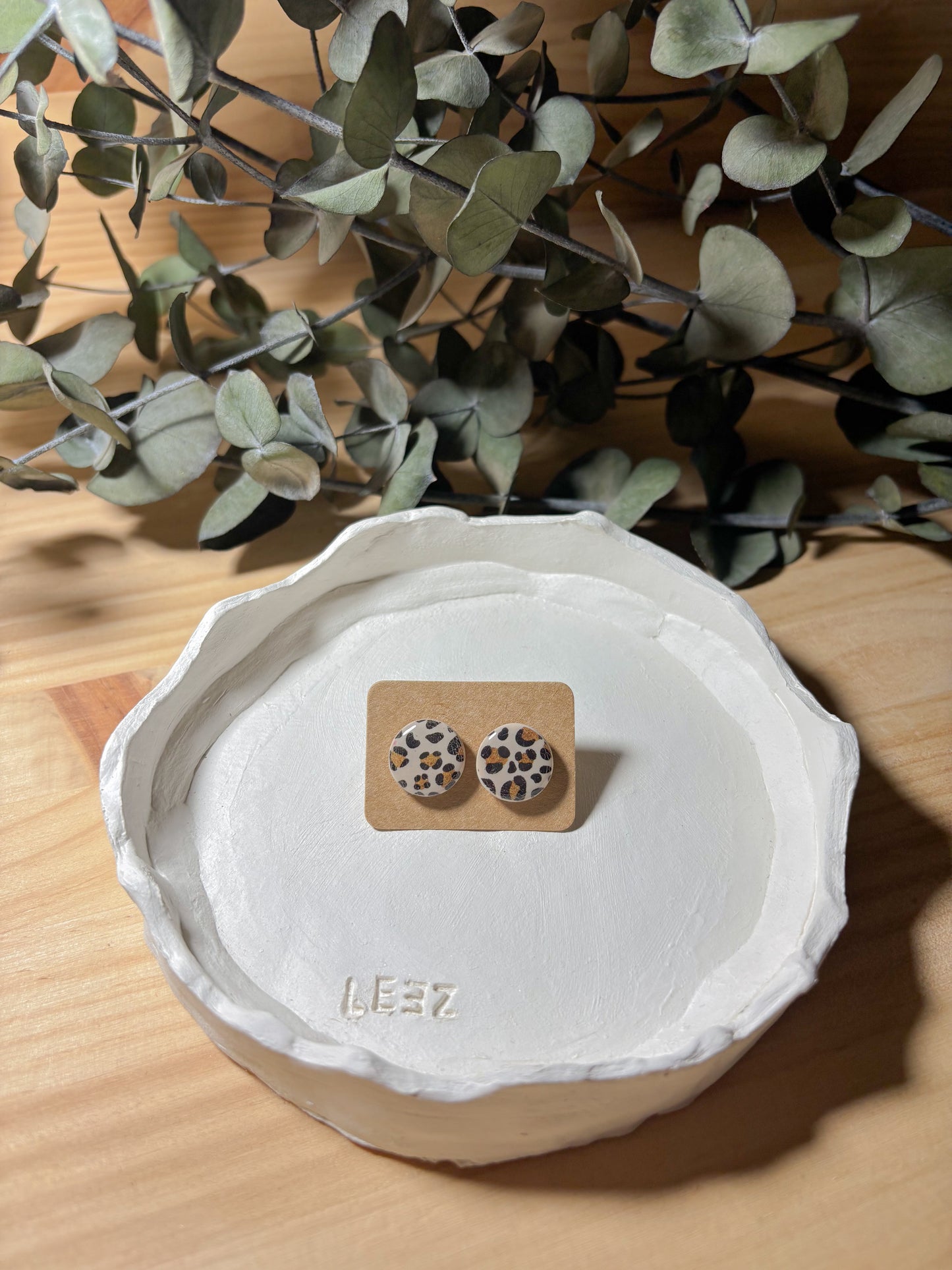 Pendiente leopardo (modelo 11)