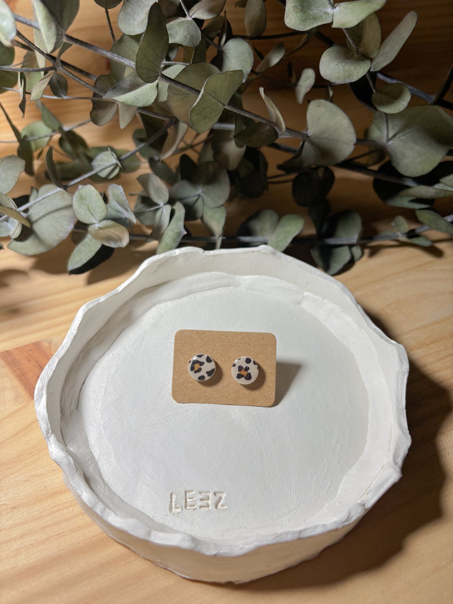 Pendiente leopardo (modelo 12)