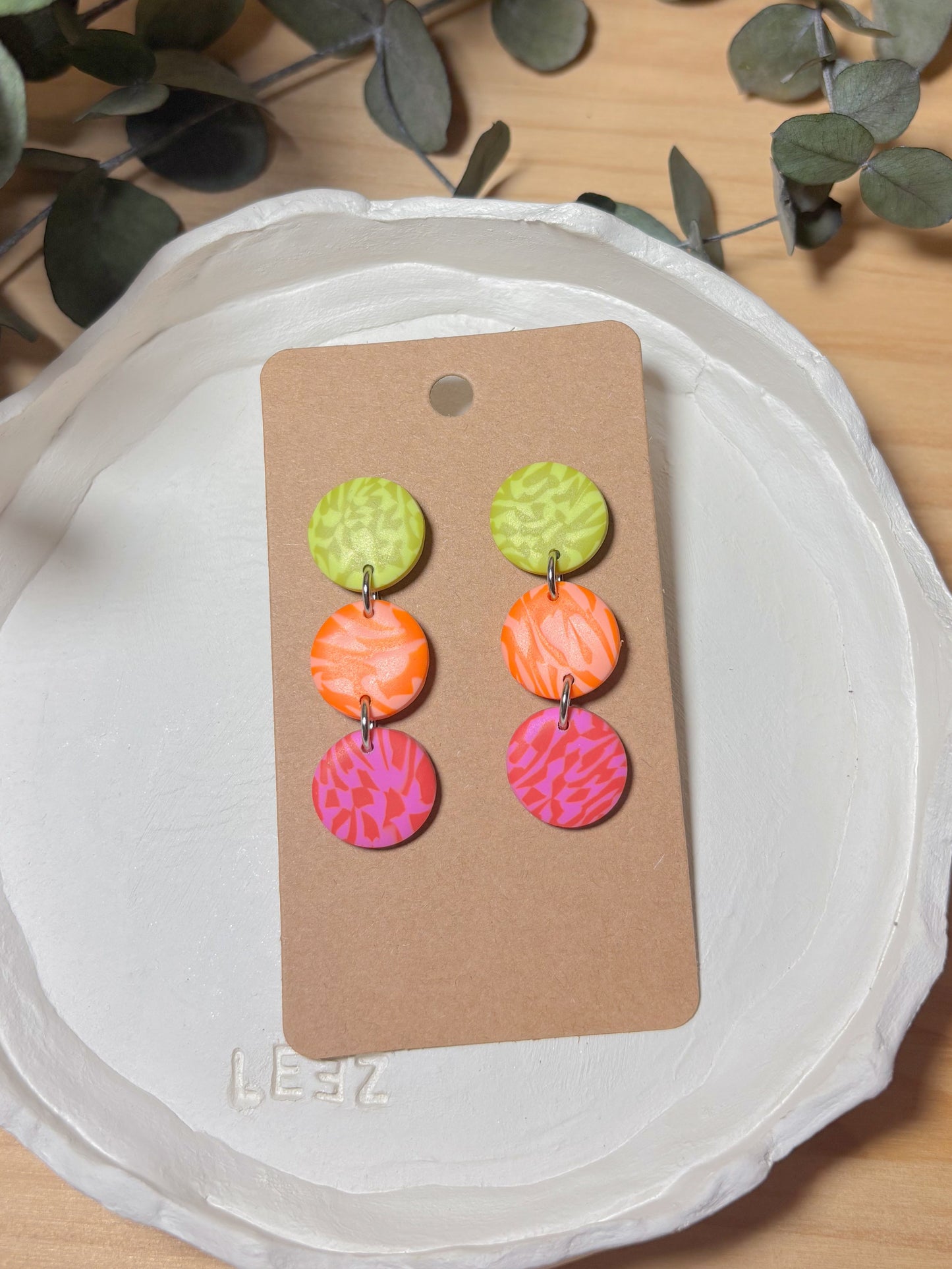 Modelo Cádiz - Verde, naranja y rosa