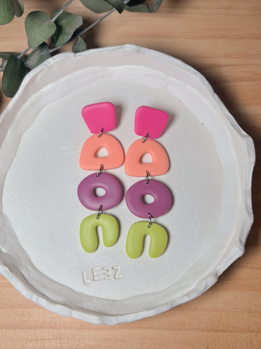 Modelo Begur - Rosa, anaranjado, morado y verde