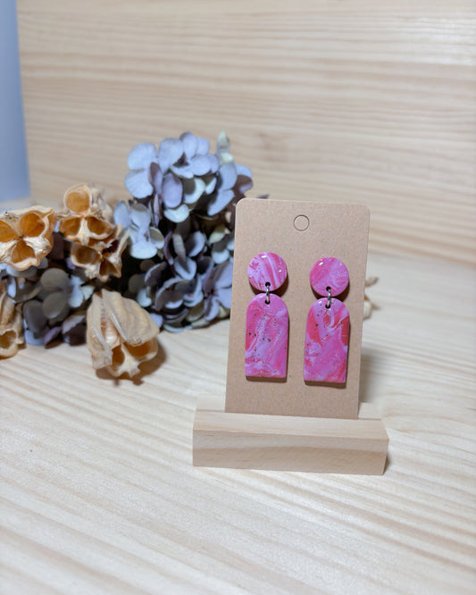 Pendientes mezcla de rosas