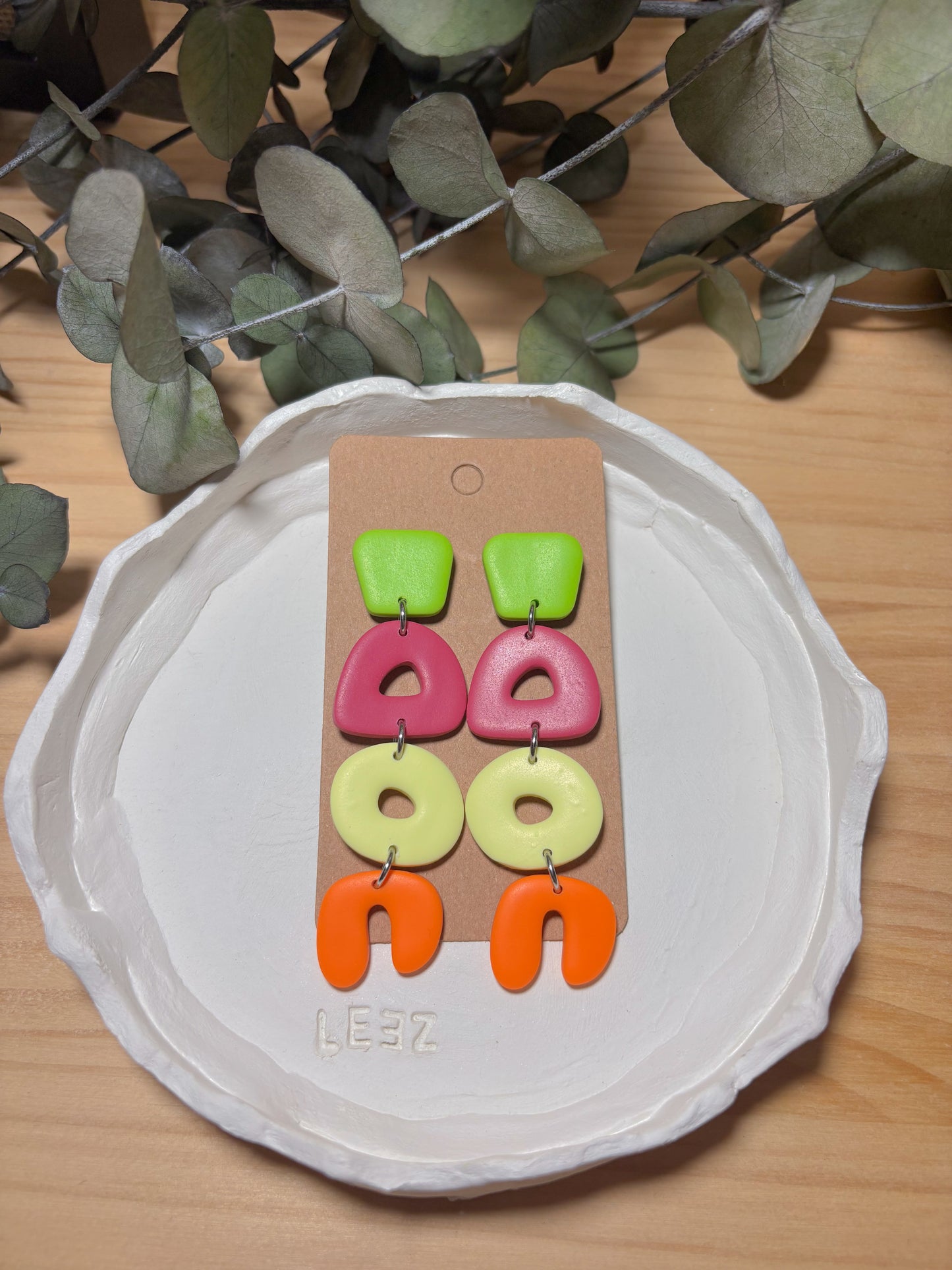 Modelo Begur - Verde, rosa, amarillo y naranja