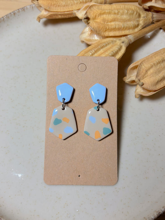 Modelo Valencia - Beige con azul, verde y naranja