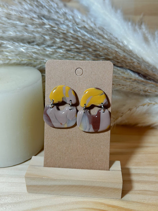 Modelo Barcelona - Marrón y mostaza