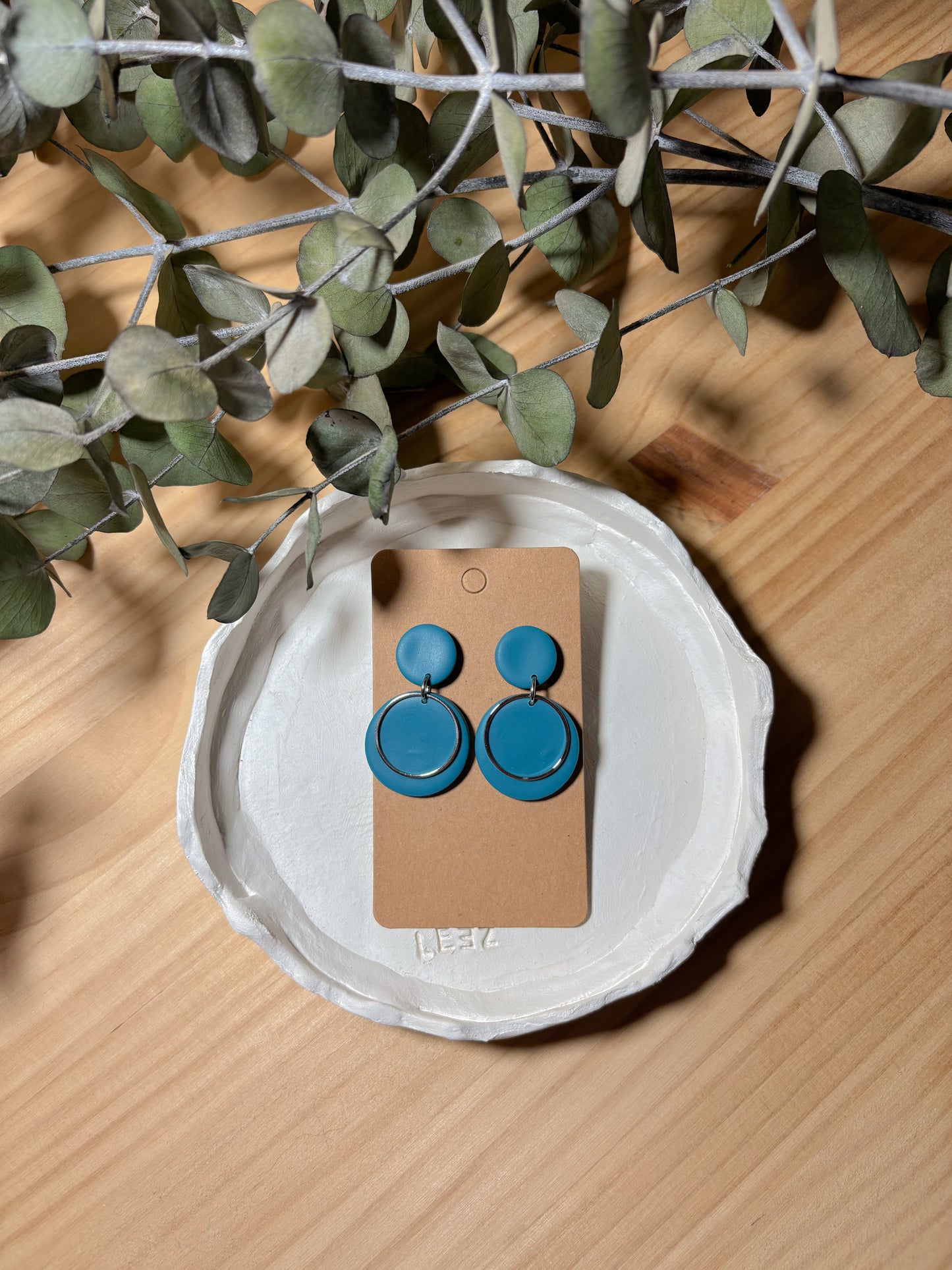 Modelo 1 - Verde azulado y plateado