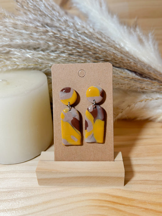 Modelo Vigo - Marrón y mostaza