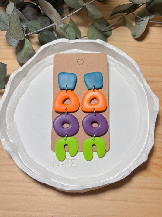 Modelo Begur - Azul, naranja, morado y verde