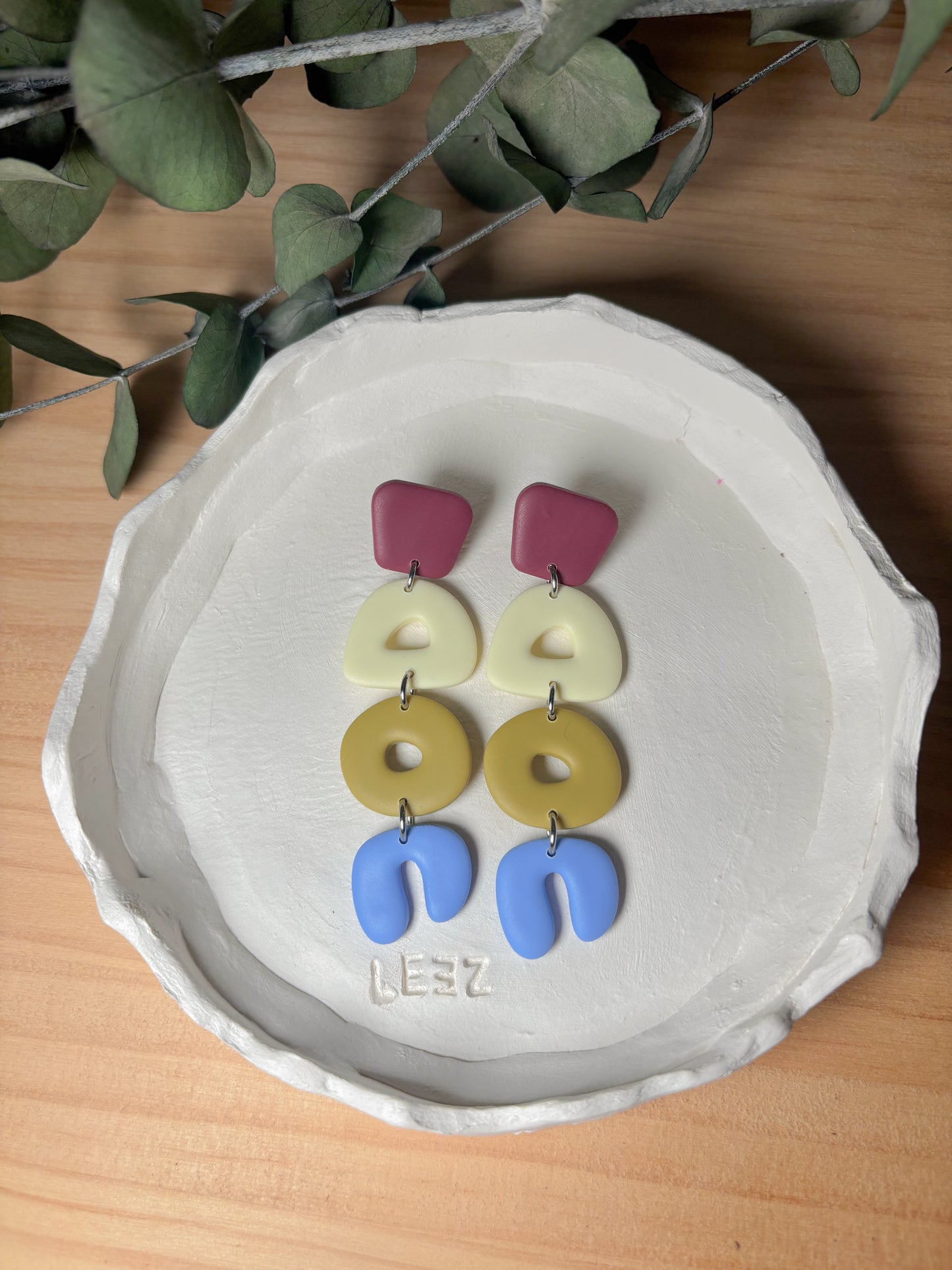 Modelo Begur - Granate, mantequilla, verde y azul