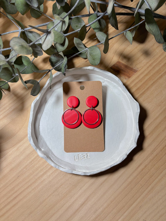 Modelo 1 - Rojo y plateado