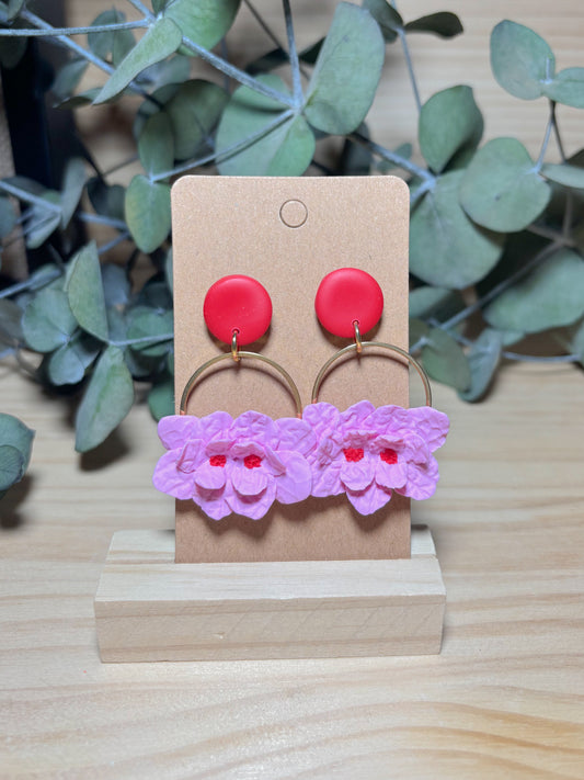 Modelo Jaén - Rosa y rojo