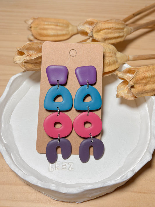 Modelo Begur - Morado, azul, rosa y morado
