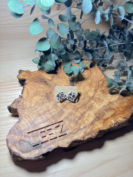 Pendiente leopardo (modelo 14)